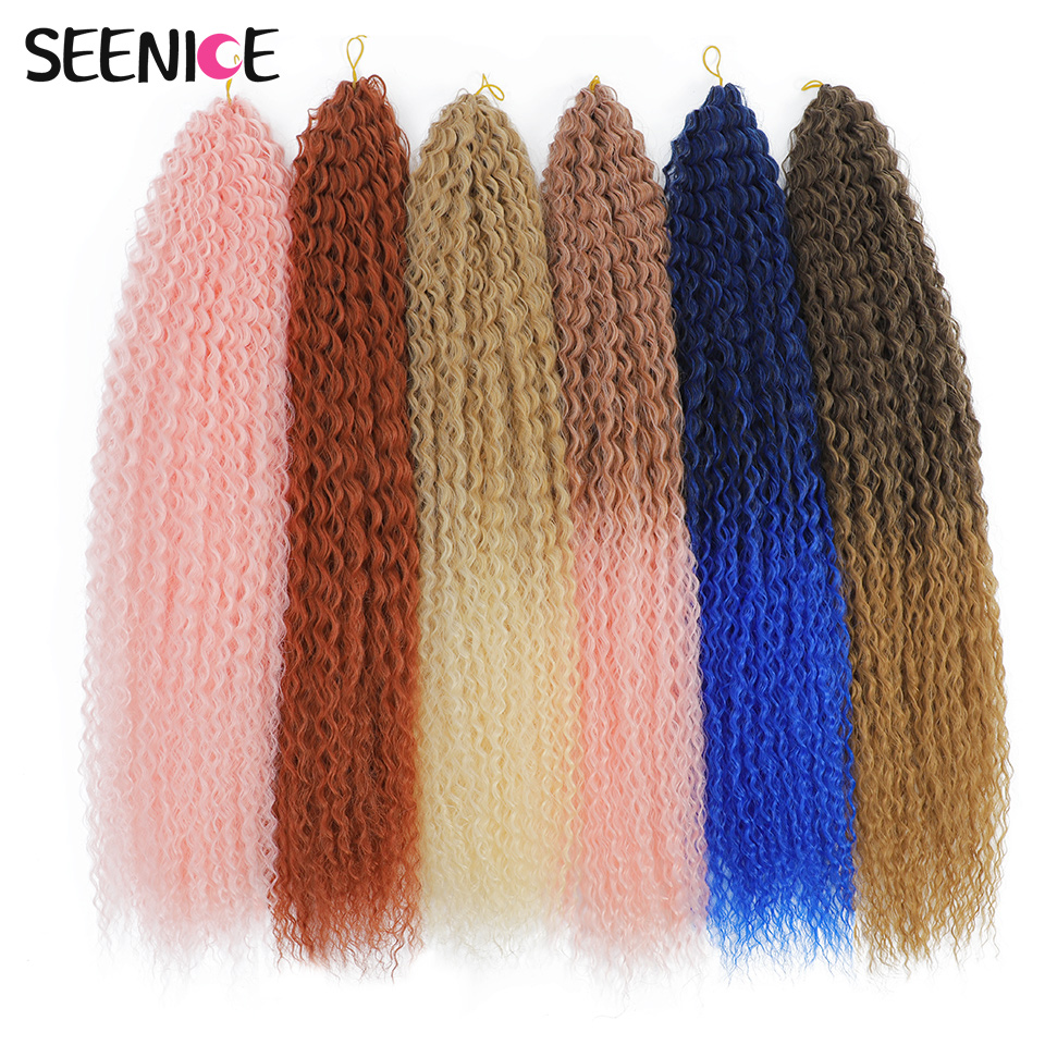 Crochet Braiding Hair - Extensions Capillaires Synthétiques Afro Bouclées pour