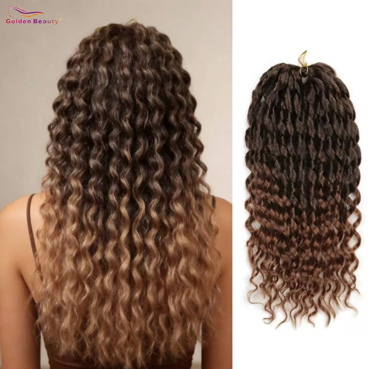 Crochet Braiding Hair - Tresses au crochet pré-bouclées Loose Deep