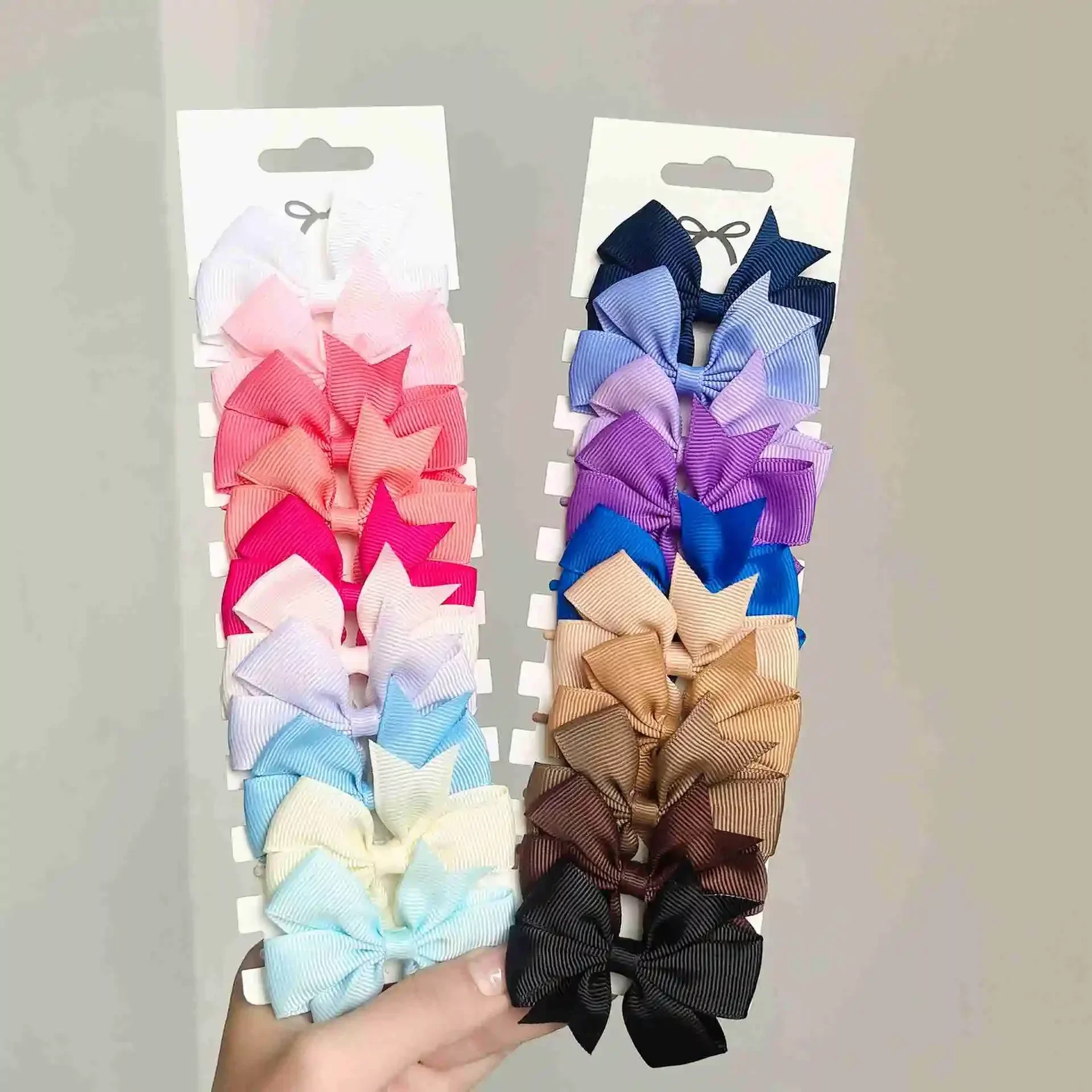 Hair Care Gift Set - 10 pièces/ensemble couleur bonbon mignon élastique