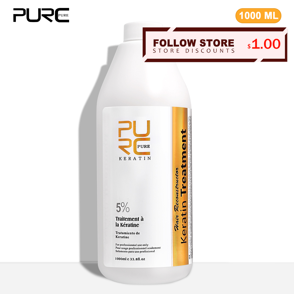 Hair Care Keratin Treatment - PURC-Traitement Lissant pour Éliminer les Frisottis