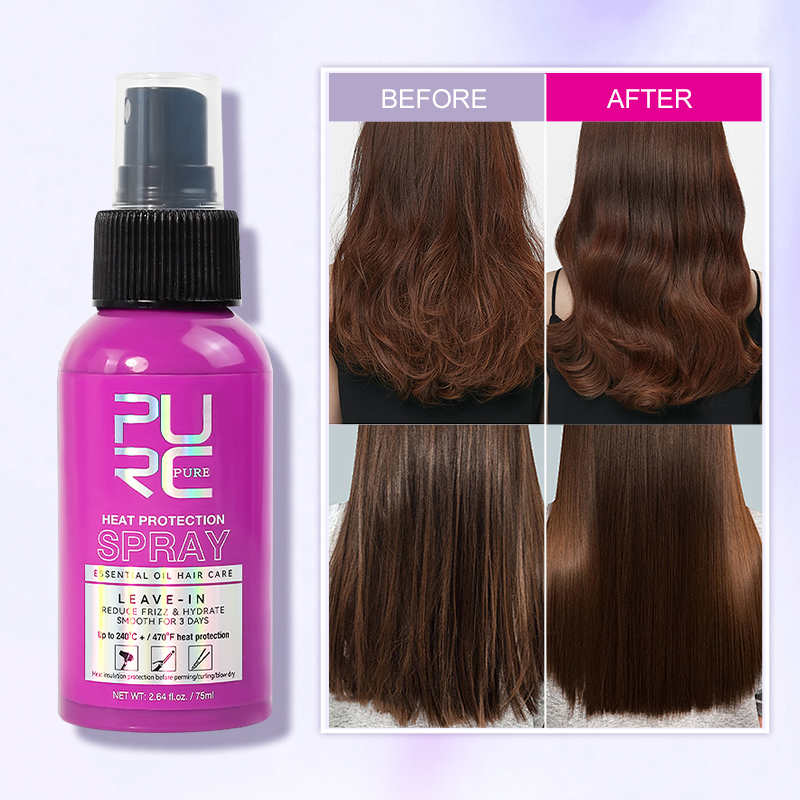 Hair Care Keratin Treatment - PURC-Spray de Protection Thermique à l'Huile