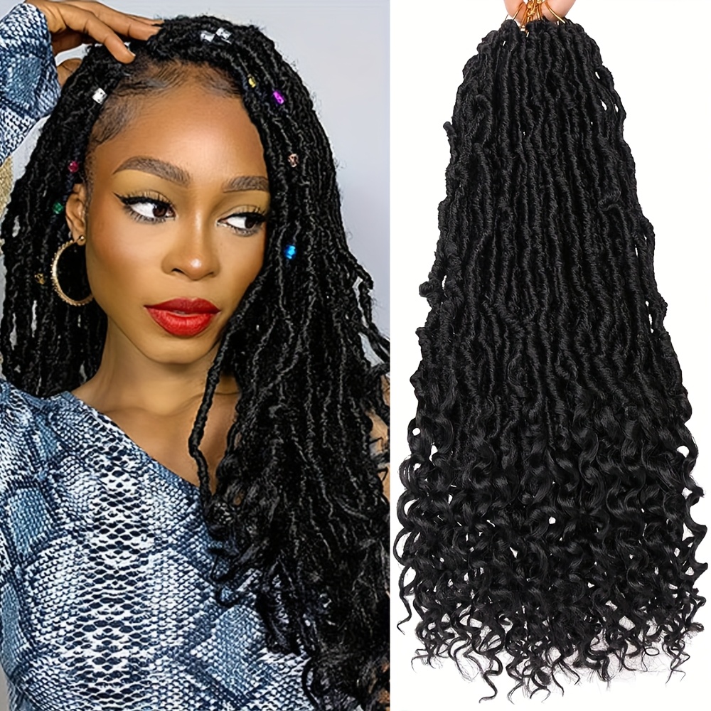 Crochet Braiding Hair - Nouvelles fausses locks Goddess au crochet