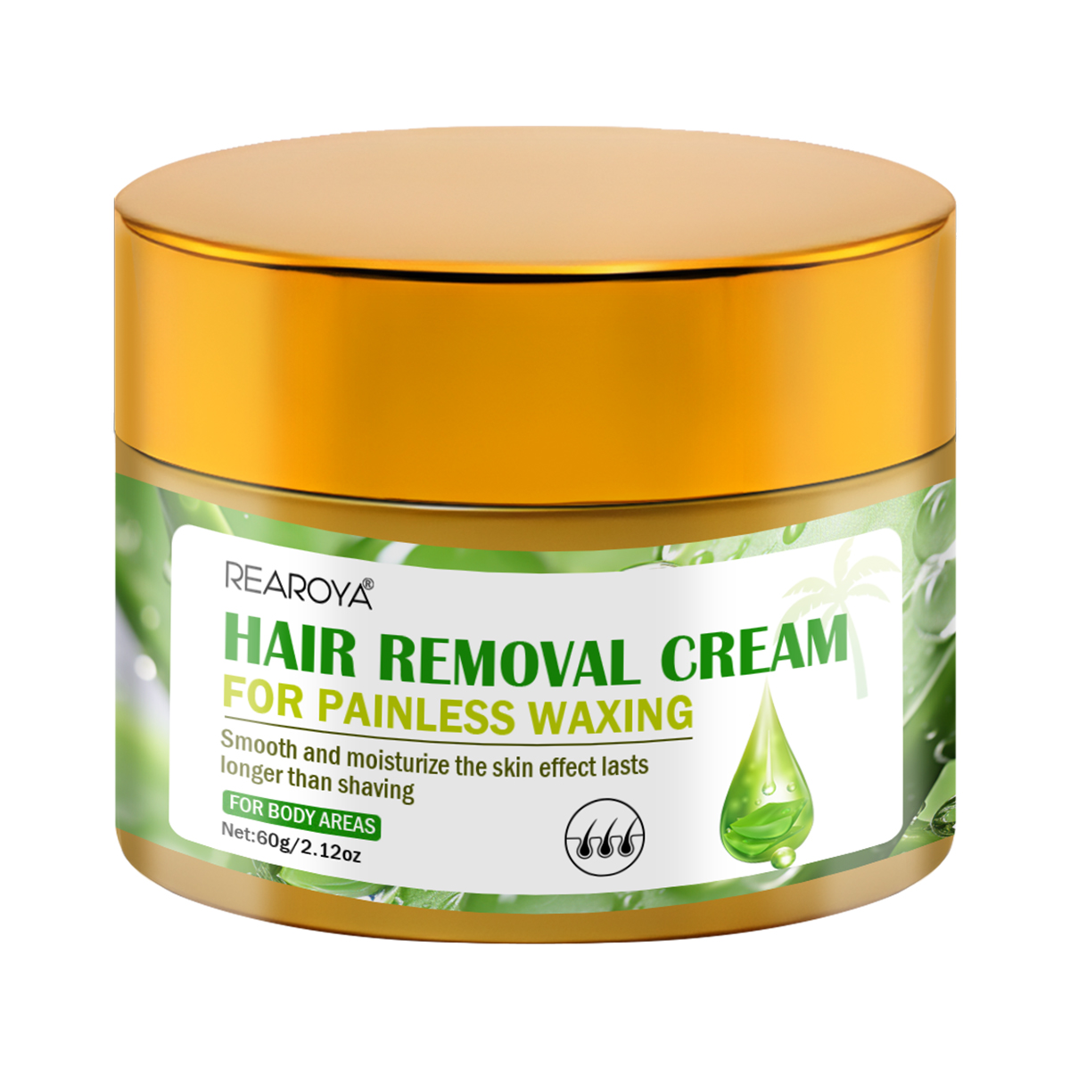Hair Care With Aloe Vera - Crème dépilatoire e-Vera pour enlever les