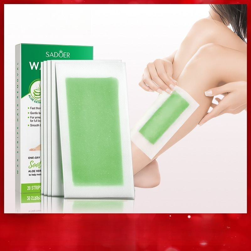 Bandes de cire dépilatoire à l - Hair Care With Aloe Vera avis et prix