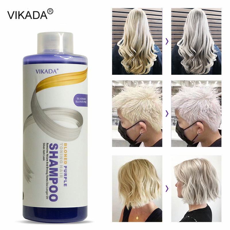 Shampoing Vikada pour cheveux  - Purple Toning Shampoo avis et prix