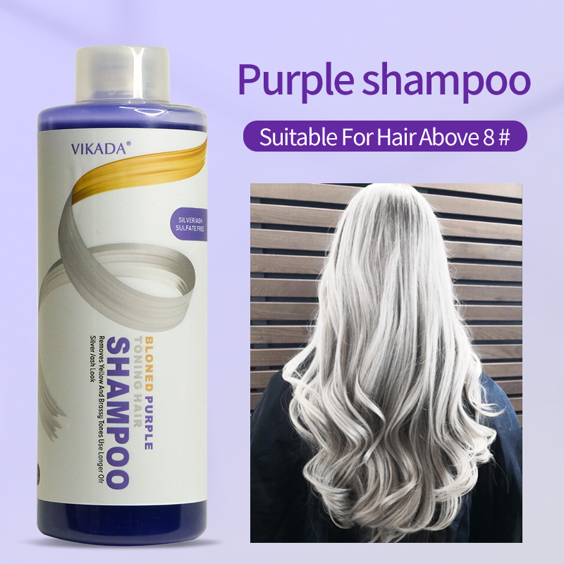 Shampoing Vikada pour cheveux  - Purple Toning Shampoo avis et prix
