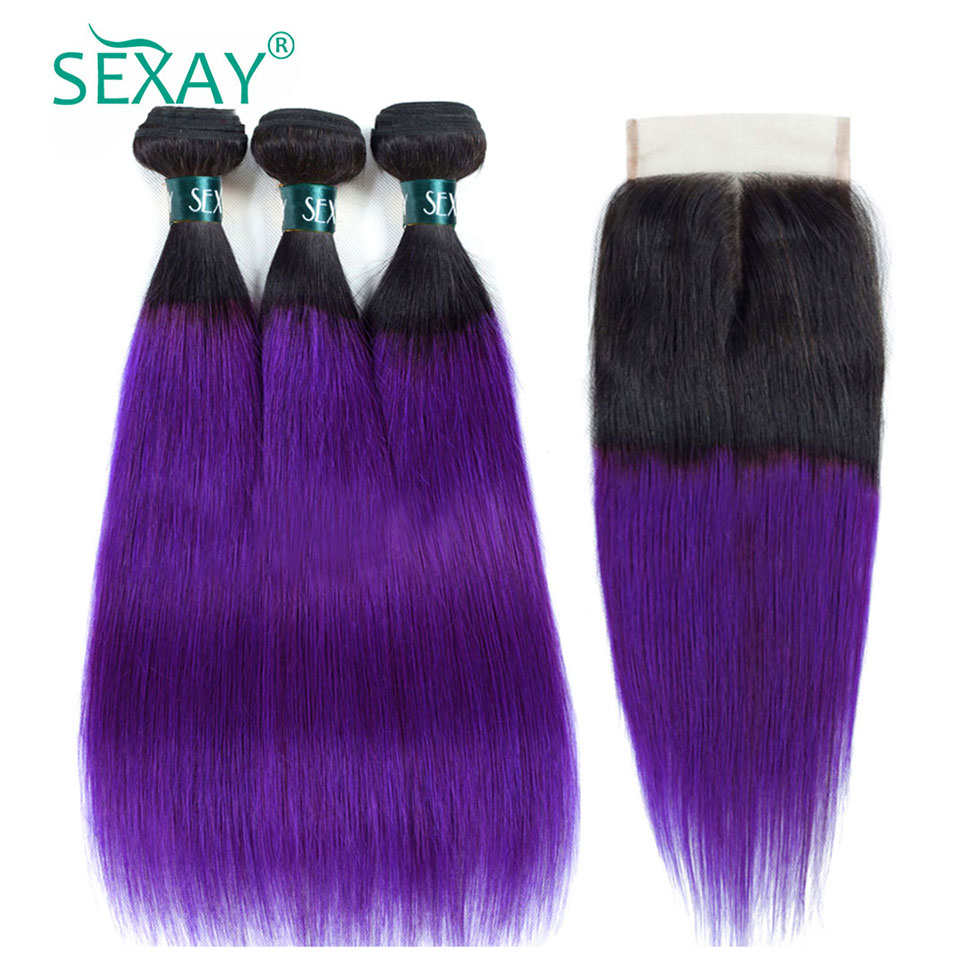 1B violet paquets de cheveux h - Hair Care Indian avis et prix