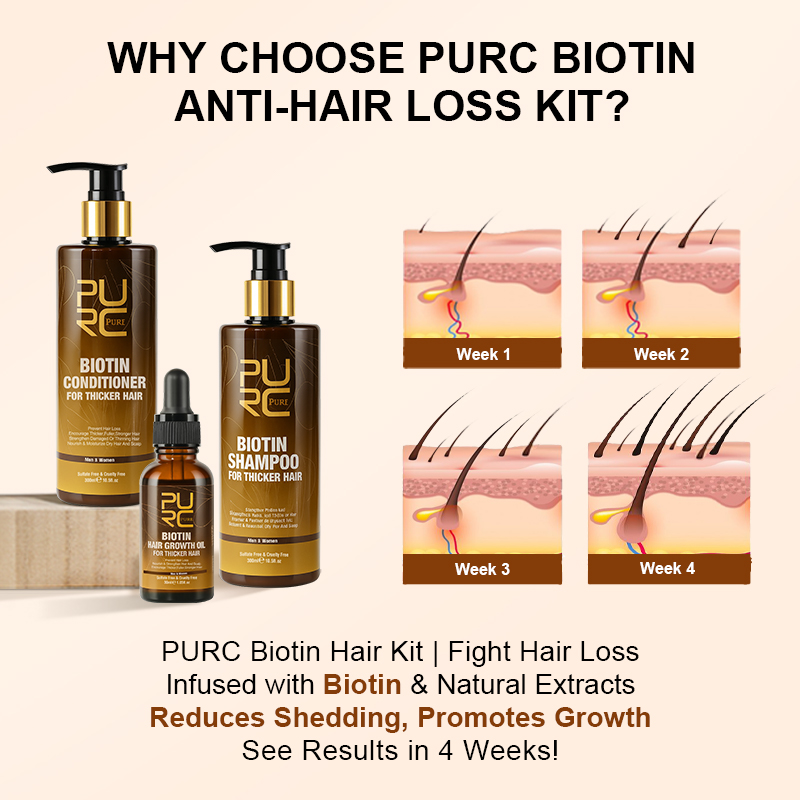 PURC biotine huile de croissan - Hair Care Vitamin avis et prix