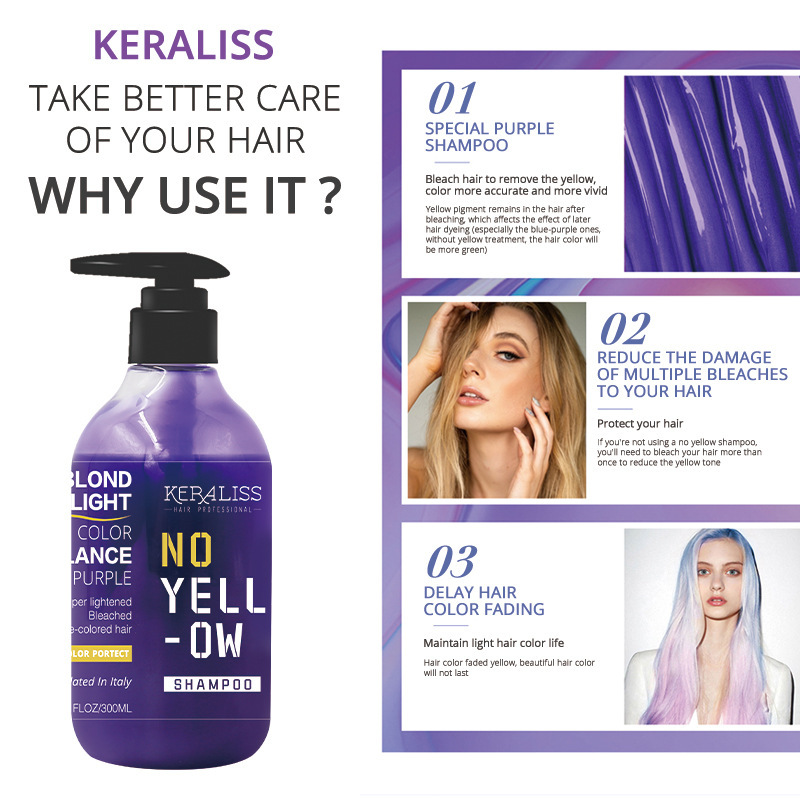 Shampoing à verrouillage de co - Purple Toning Shampoo avis et prix