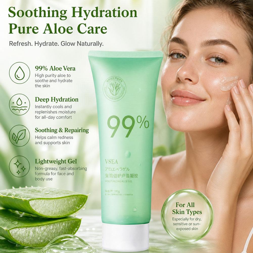 Gel d'aloe vera 99% pur et nat - Hair Care With Aloe Vera avis et prix