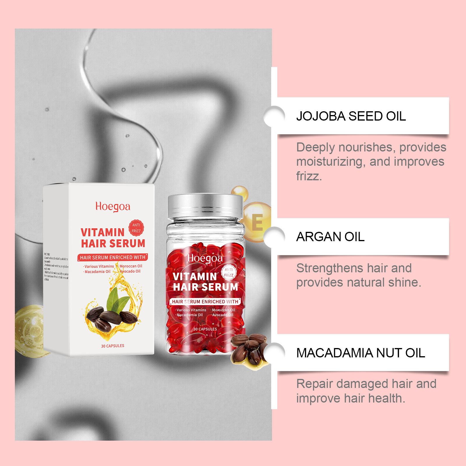 Capsules de sérum de soin capi - Hair Care Vitamin avis et prix