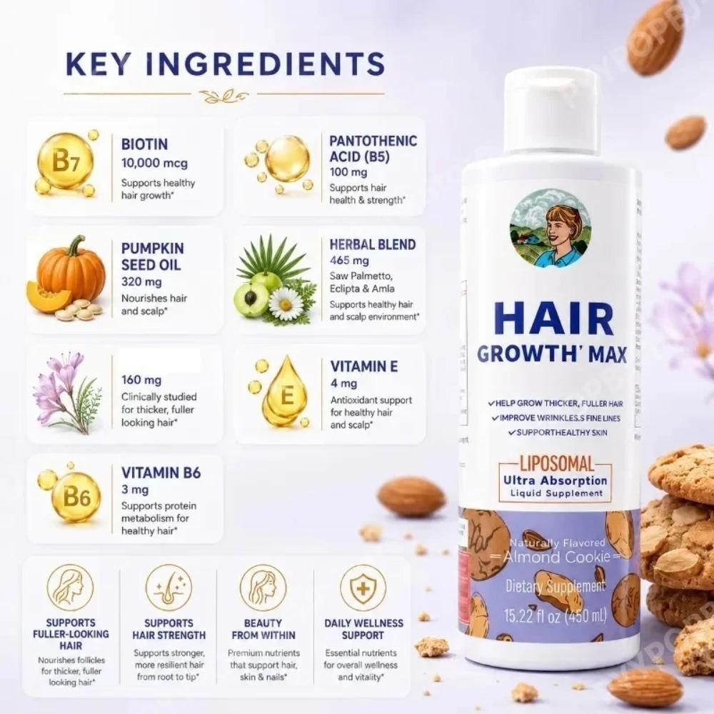 Liquide liposomal pour la croi - Hair Care Vitamin avis et prix
