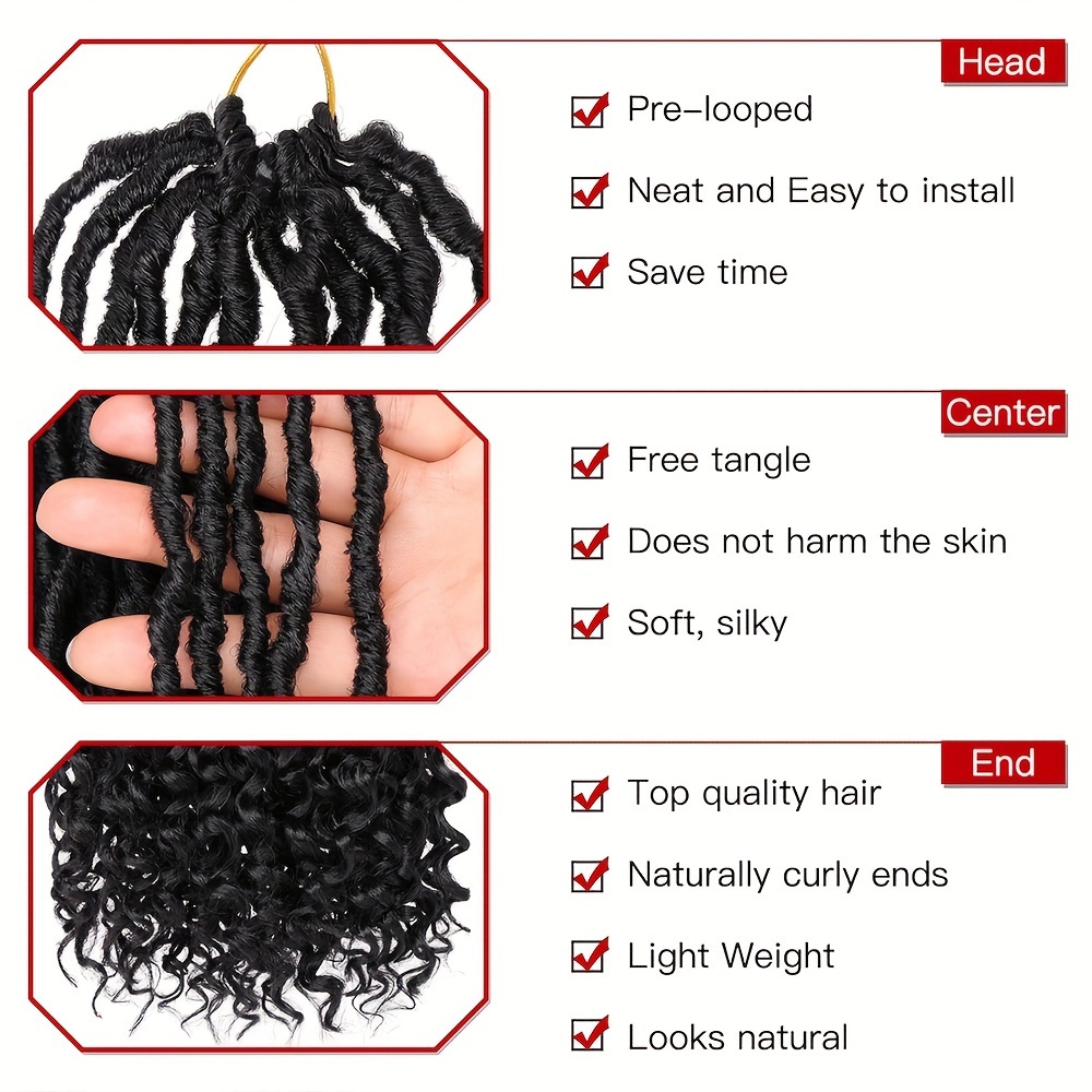 Nouvelles fausses locks Goddes - Crochet Braiding Hair avis et prix