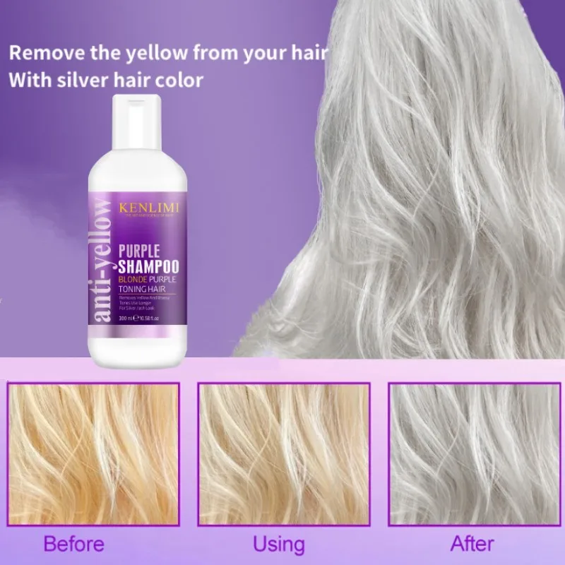 Shampooing violet blanchi blon - Purple Toning Shampoo avis et prix