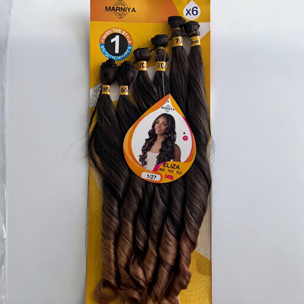 ELIZA French Curl Braid 6 Bund - Crochet Braiding Hair avis et prix