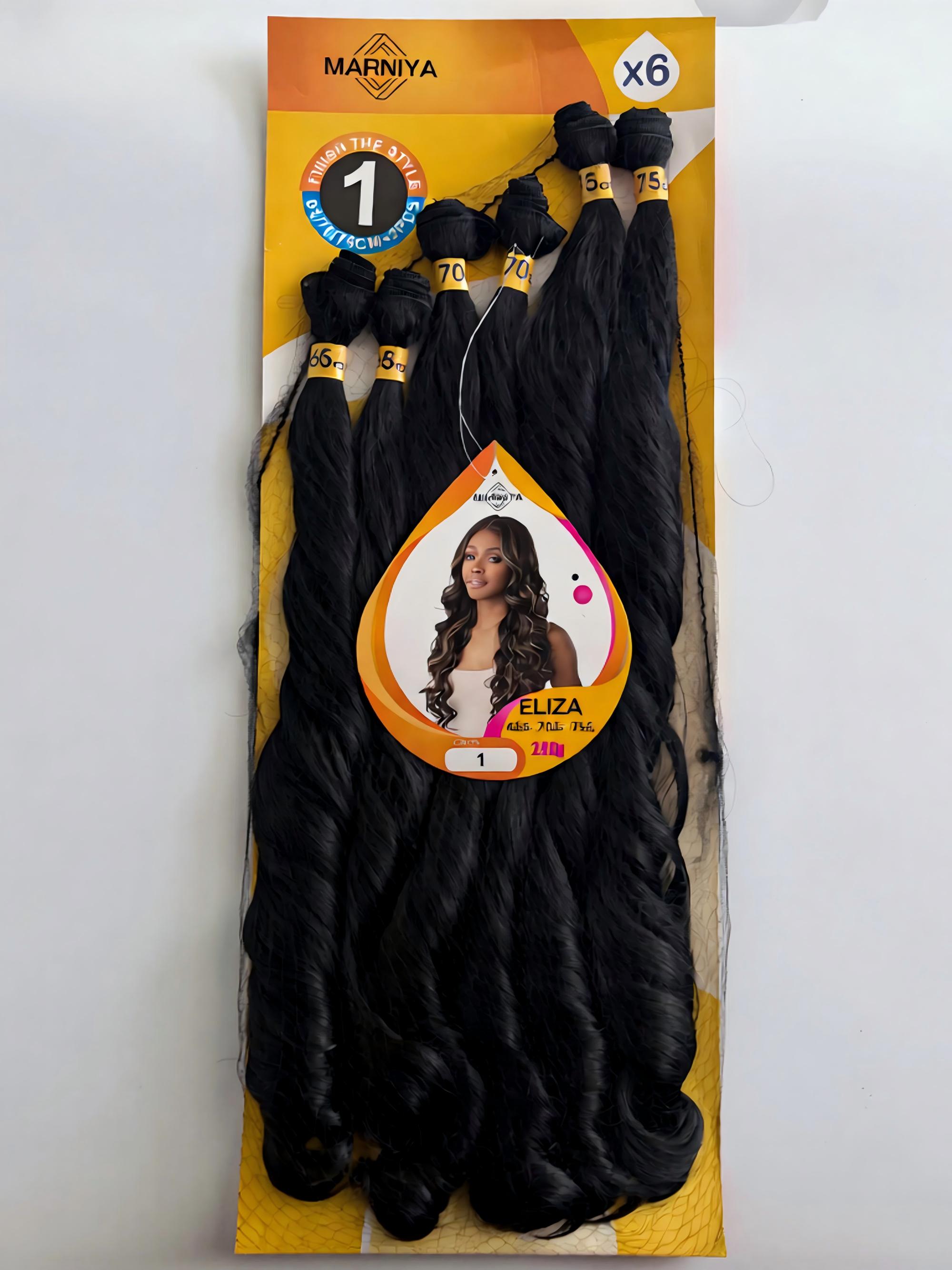 ELIZA French Curl Braid 6 Bund - Crochet Braiding Hair avis et prix